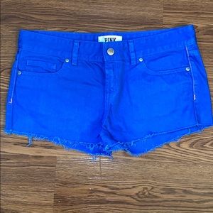 NWOT PINK Victoria Secret blue shorts size 4